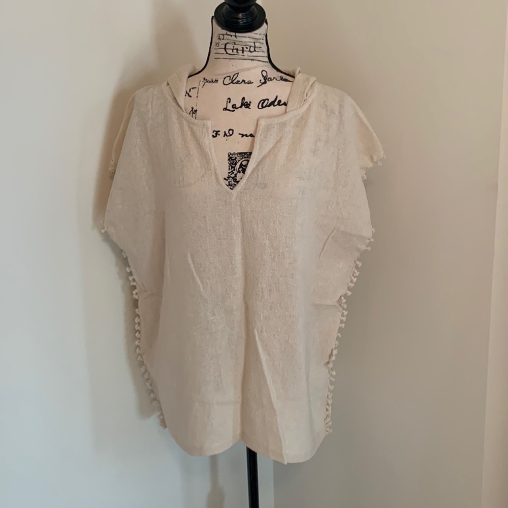 B.Loved & Co Hilton Muscle Gauze Hoodie (Cream)